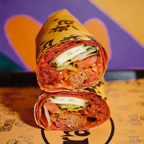Lamb Kebab wrap budapesten
