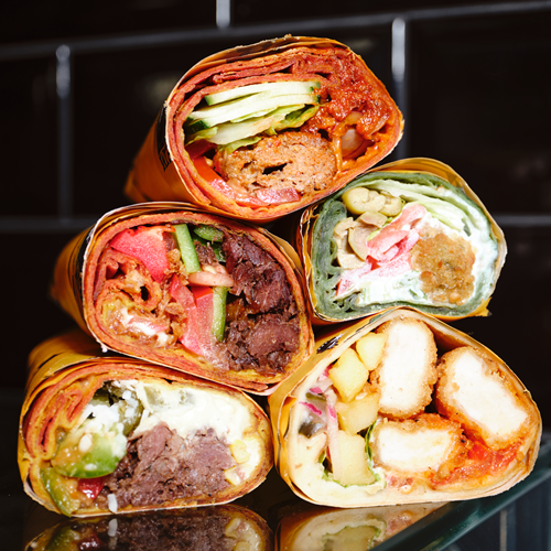 csirke wrap Budapest